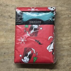 Tim Burtons Nightmare Before Christmas 60 x 102 Vinyl Tablecloth rectangle Sally